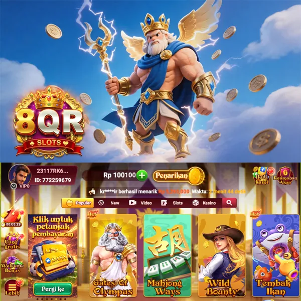 8QR Bonus Member Baru 100%